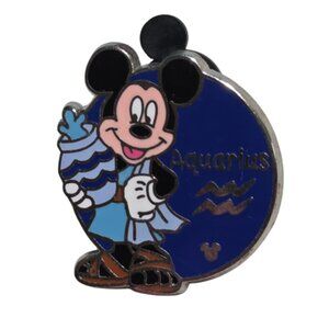 EUC Disney Trading Pin - Hidden Mickey Zodiac Series - Aquarius